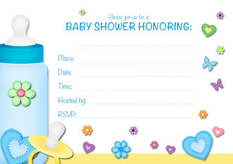 Free printable baby shower invitations that look great but don't .