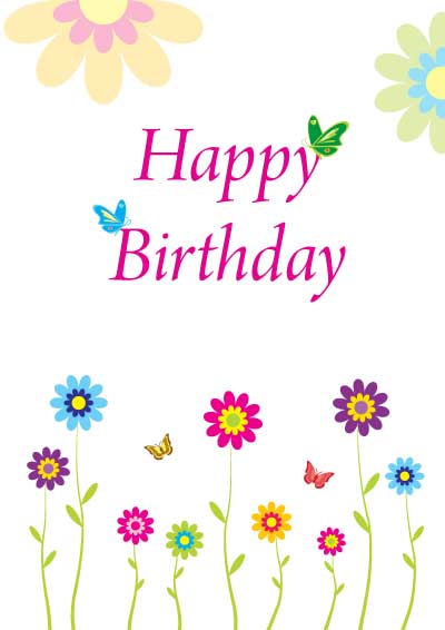 printable birthday cards for sister