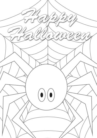 halloween card printable coloring pages - photo #5