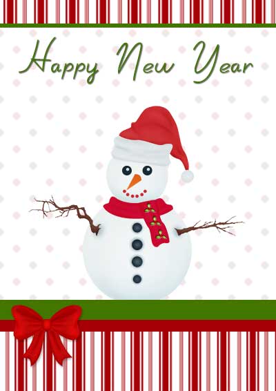 Free Printable New Years Card