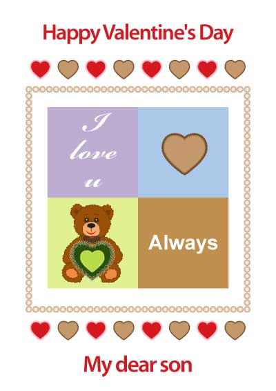 Printable Valentine Cards For Son And Daughter