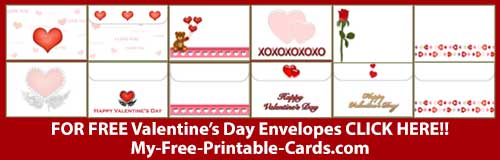 Valentines Envelopes