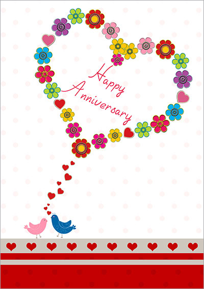 Happy Anniversary Printable Card Free