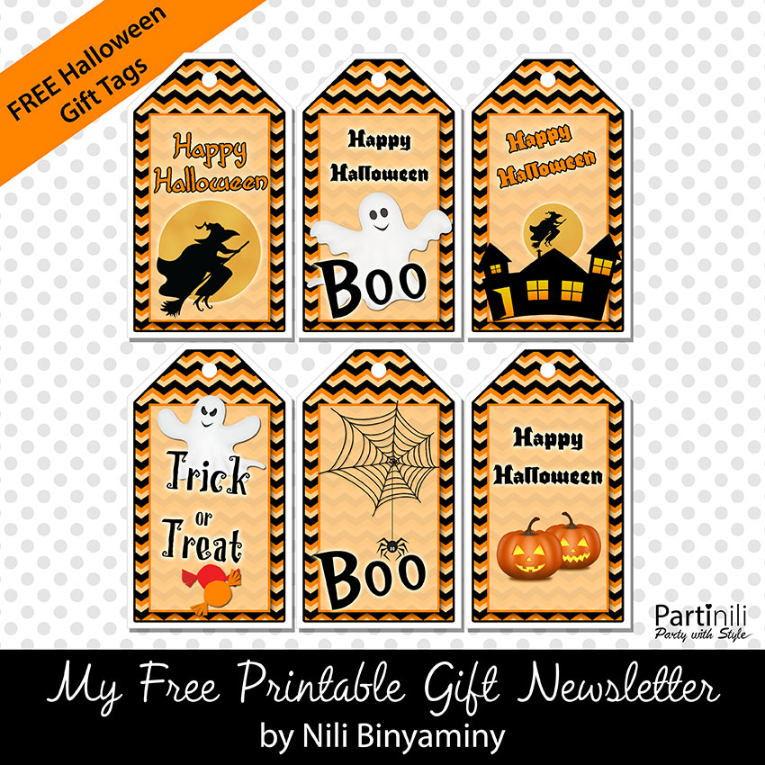 Free Printable Halloween Gift Tags