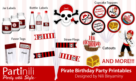 Partinili - Pirate Birthday Kit