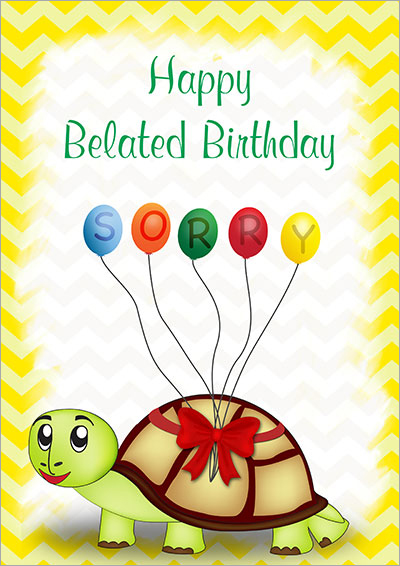 Free Printable Belated Birthday Cards For Him
