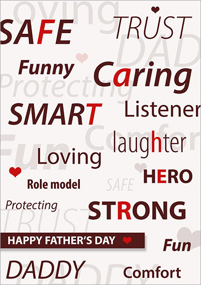 My Dad is... Father's Day Card 003