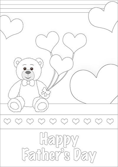 Happy Father's Day Teddy Bear 005