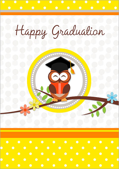 Bookworm Graduation printable card 006