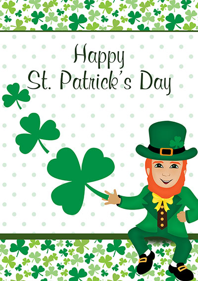 St. Patrick's Day Leprechaun Instant Download Printable Image 