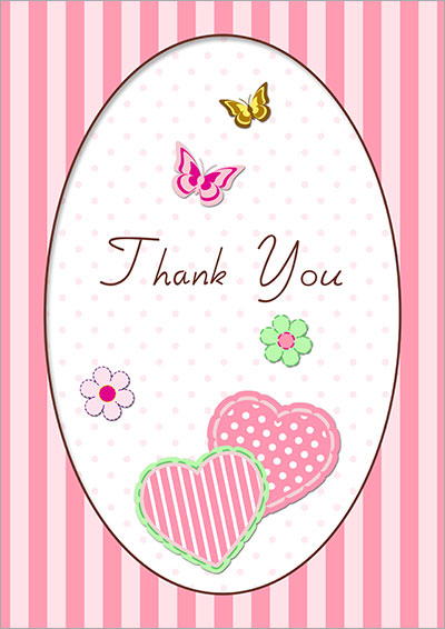 free thank you card printable