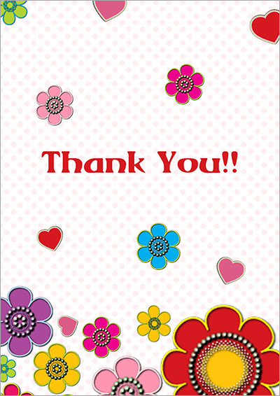 Free Printable Thank You Cards 009