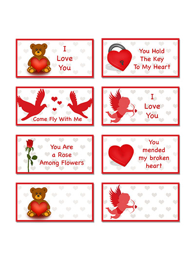FREE Printable Valentine's Day Note Cards