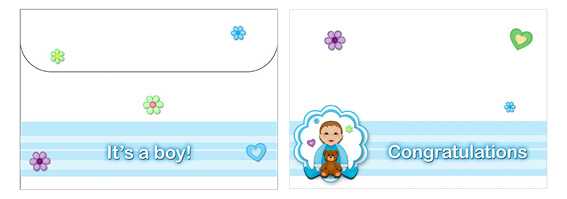 Printable Baby Envelopes 01