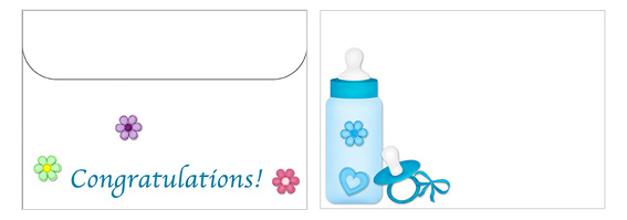 Printable Baby Envelopes 04