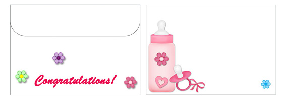 Printable Baby Envelopes 08