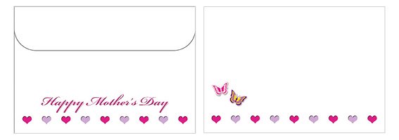 Printable Mother's Day Envelope 01