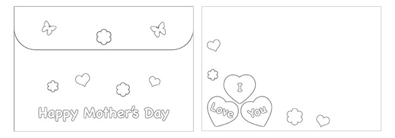 Printable Mother's Day Color Envelope 10