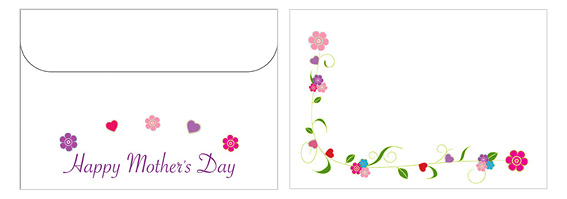 Printable Mother's Day Envelope 02