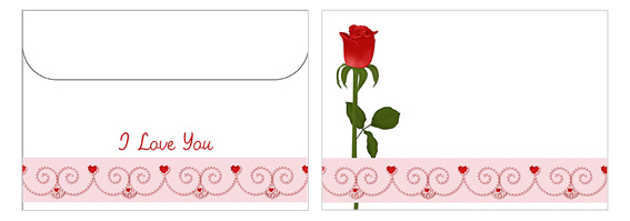 Printable Valentine's Day Envelope 15