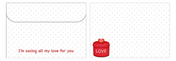 Printable Valentine's Day Envelope 16