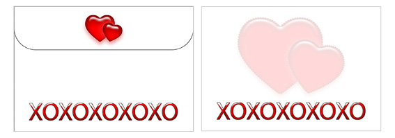 Printable Valentine's Day Envelope 02