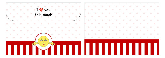 Printable Valentine's Day Envelope 06