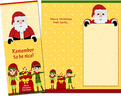 Christmas Santa Greeting Card 002