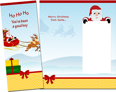 Christmas Santa Greeting Card 003