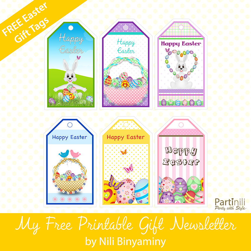 Free Printable Easter Gift Tags