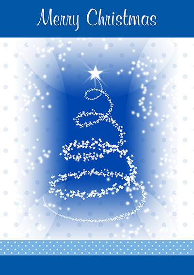 Frosty Christmas Printable Card 005