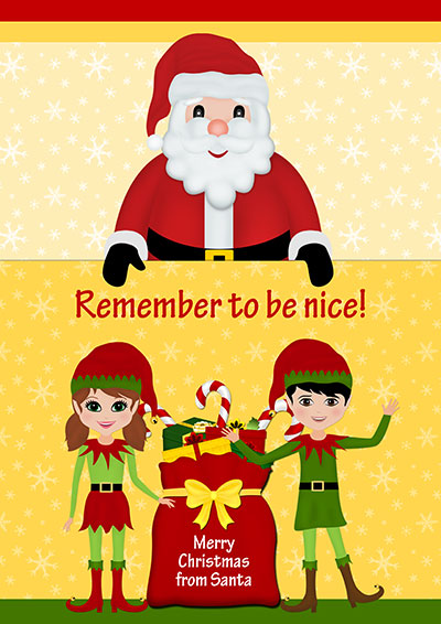 Remember To Be Nice Card 021