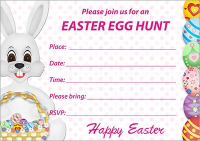 Easter Egg Hunt Invitation 004