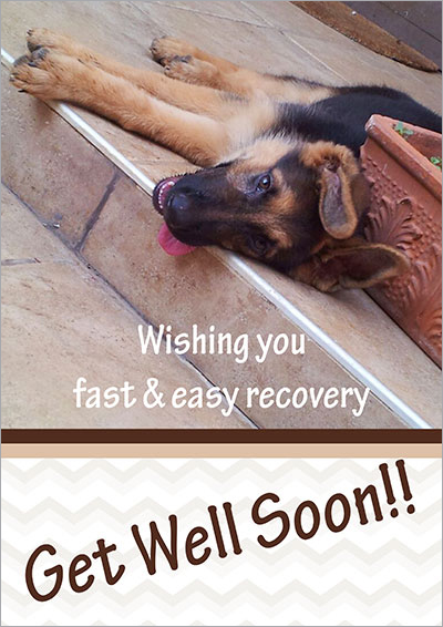 Fast & easy recovery printable card 005