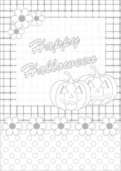 Happy Halloween Color Card 001