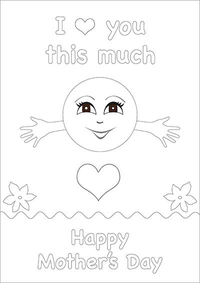 I Love This Much Mom Color Card 009