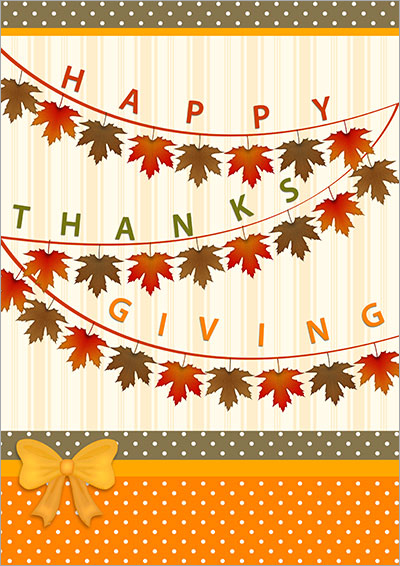 Happy Thanksgiving Card 007