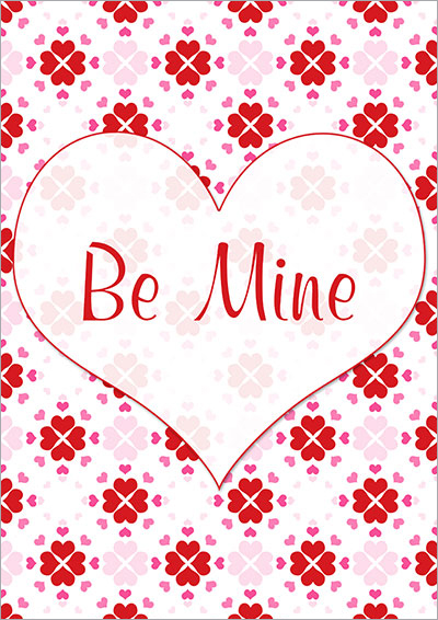 Be Mine Valentine's Day Card 016